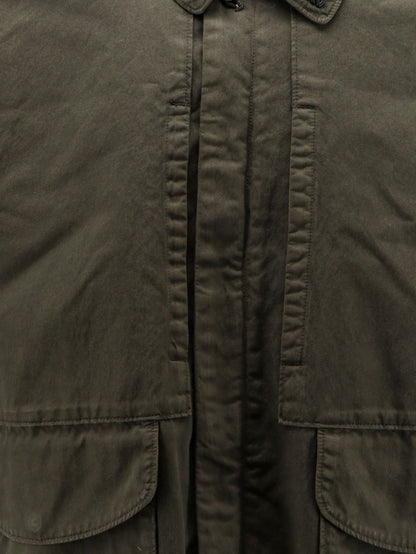 Cotton blend jacket with Logo detail thumbnail