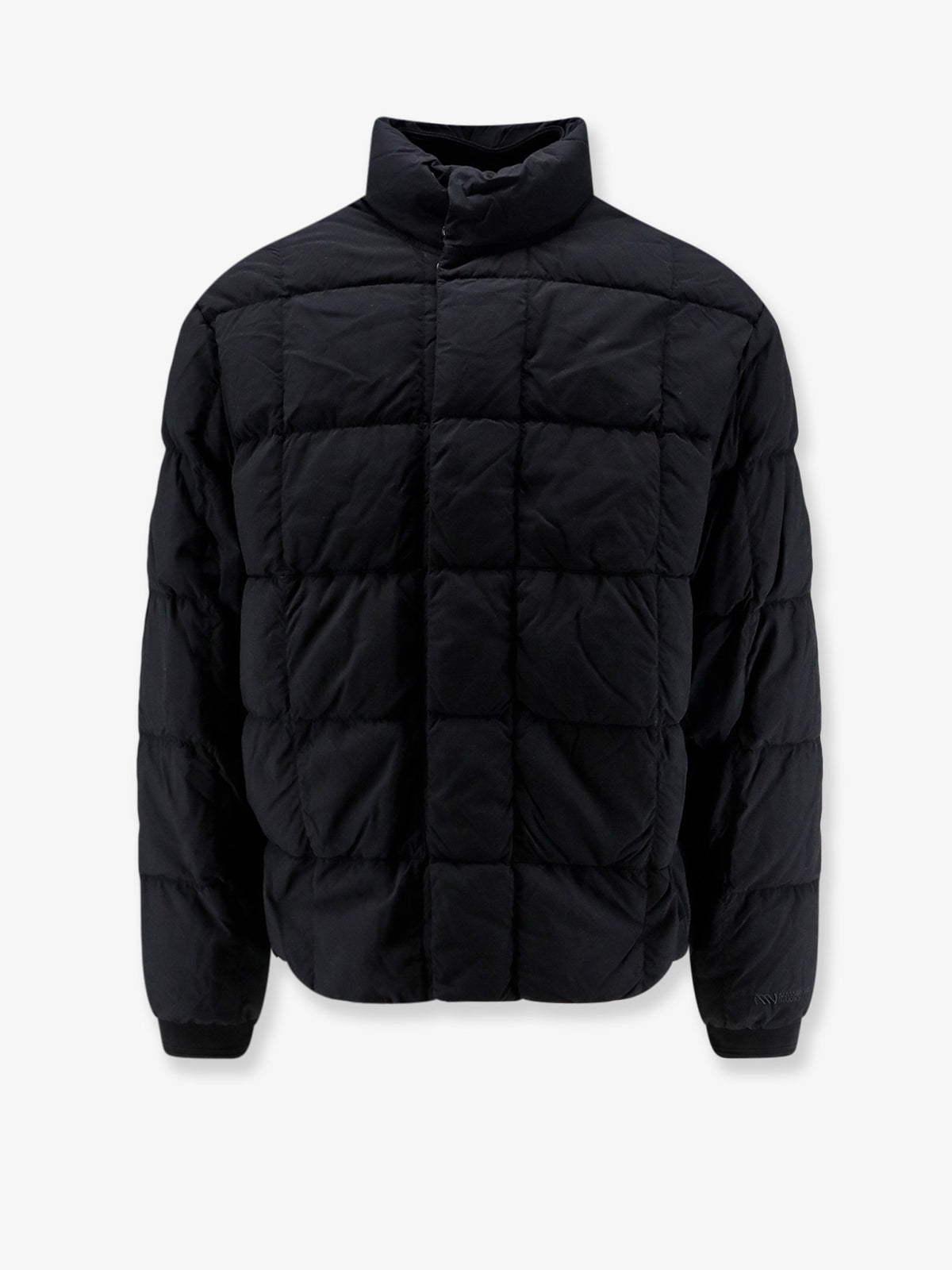 Padded nylon bomber jacket