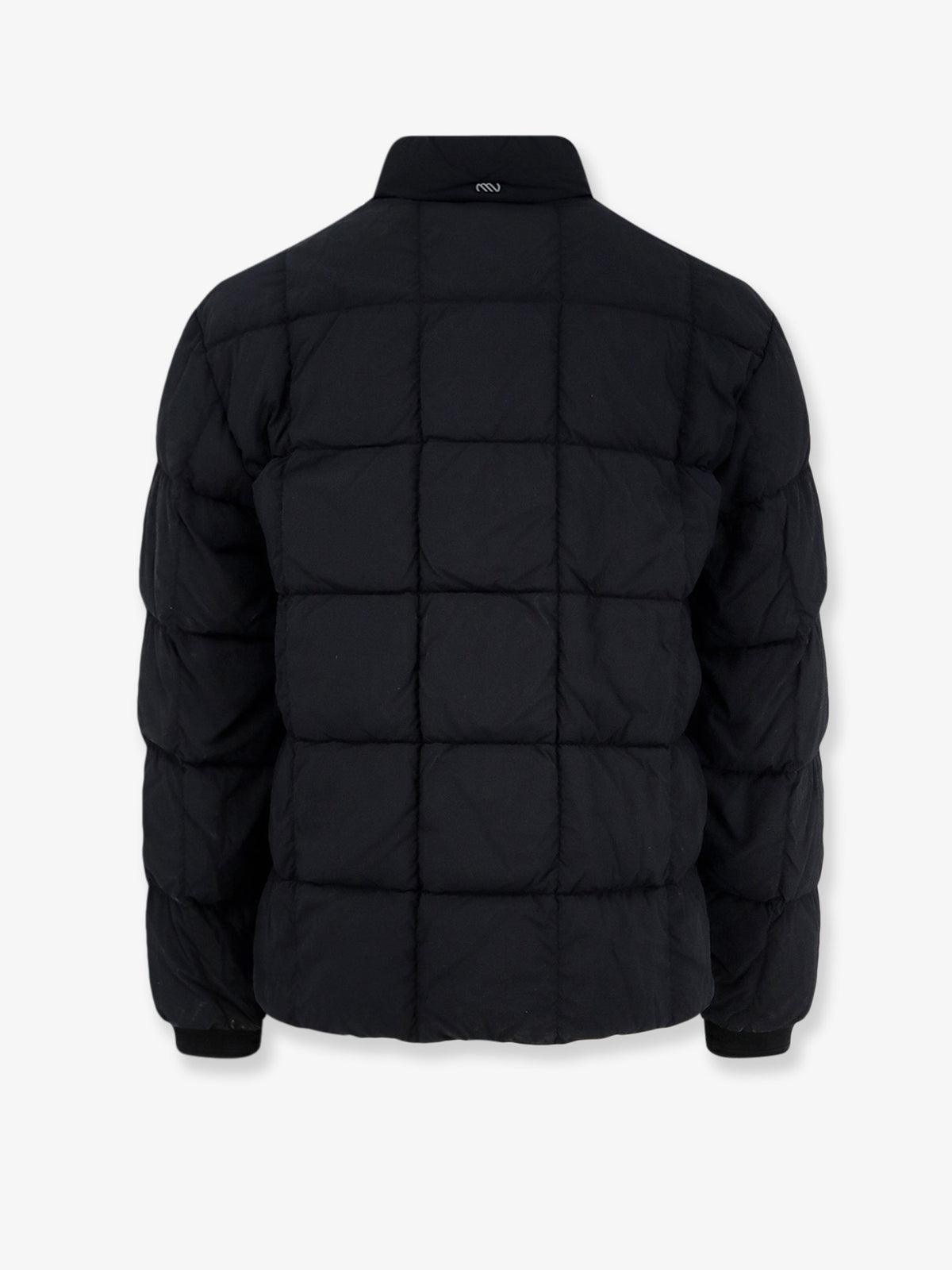 Padded nylon bomber jacket