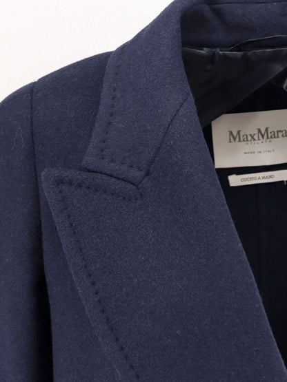 Albania 1234 max mara sfilata virgin wool and cashmere coat thumbnail