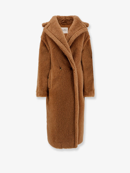 Teddy camel hair and silk coat thumbnail