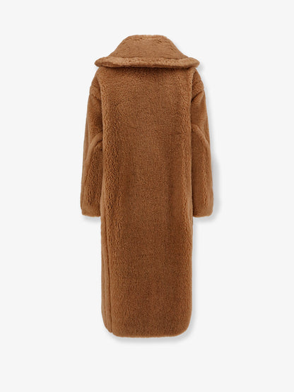 Teddy camel hair and silk coat thumbnail