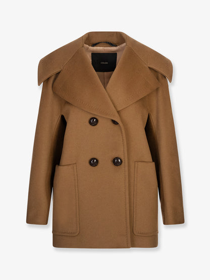 Mario double breasted cashmere coat thumbnail