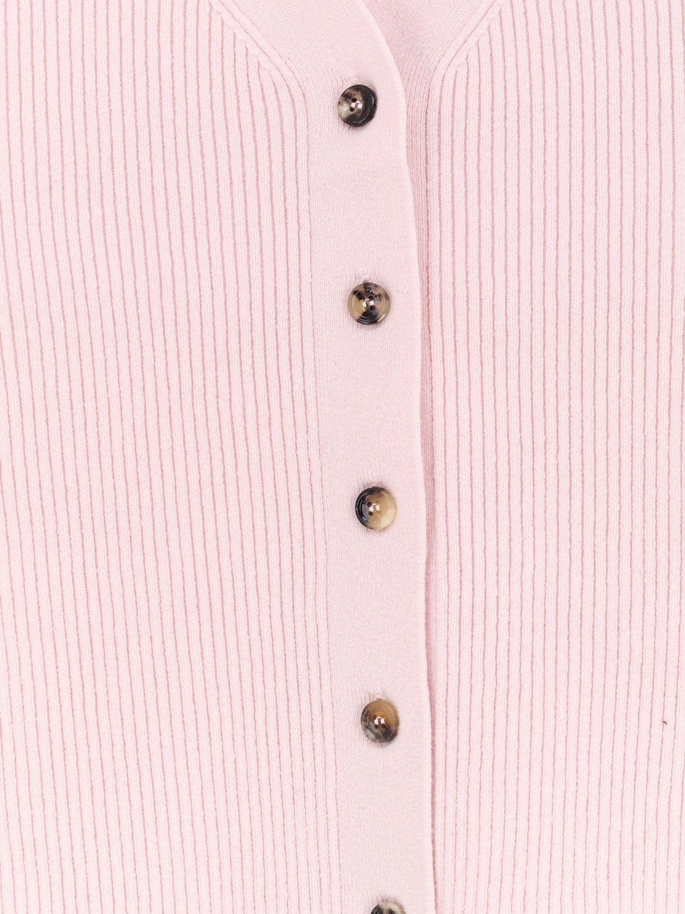 Mxmgioiosa ribbed wool and cashmer ecardigan