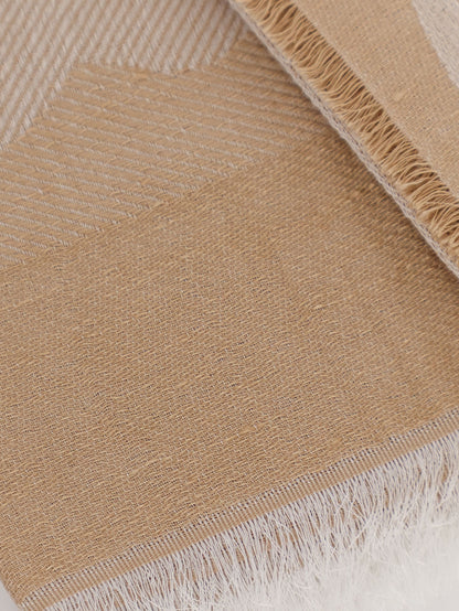 Modal, linen and cotton blend scarf thumbnail