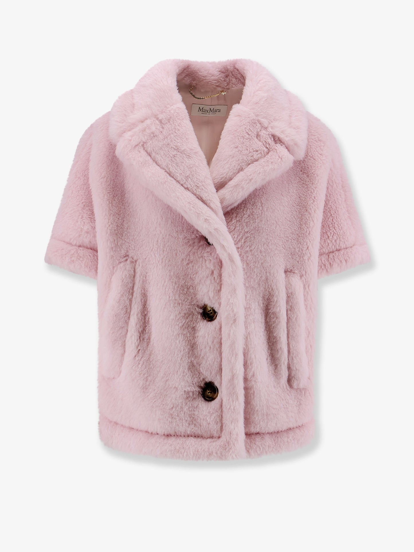 Mxacorvino1 alpaca and virgin wool fur cape