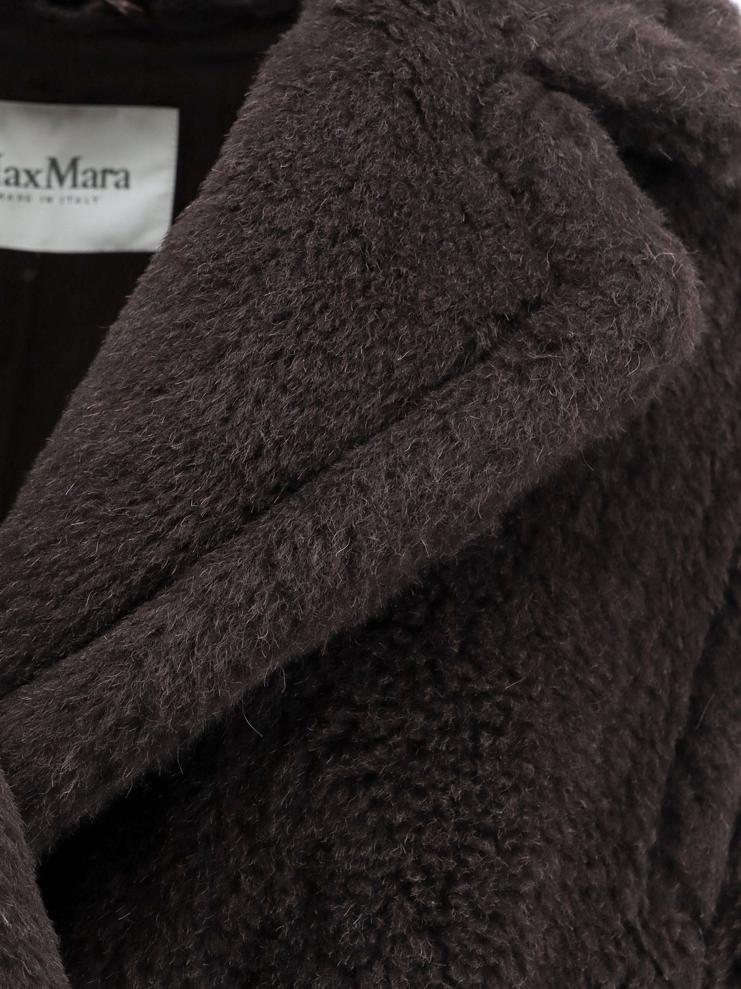 Tedgirl alpaca, virgin wool and silk coat