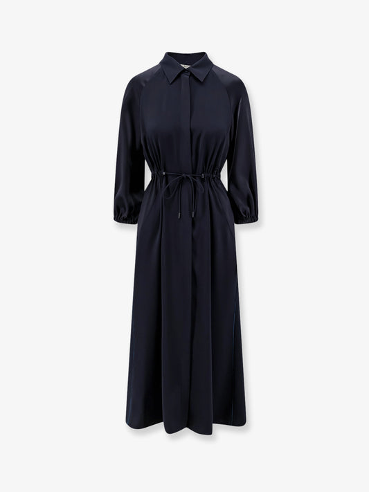 MxmPelota long silk dress