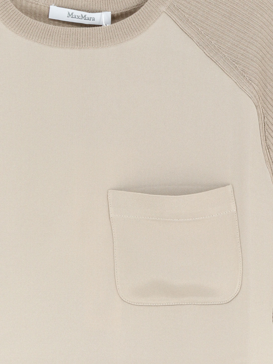 Mxmgolfo silk and cashmere top
