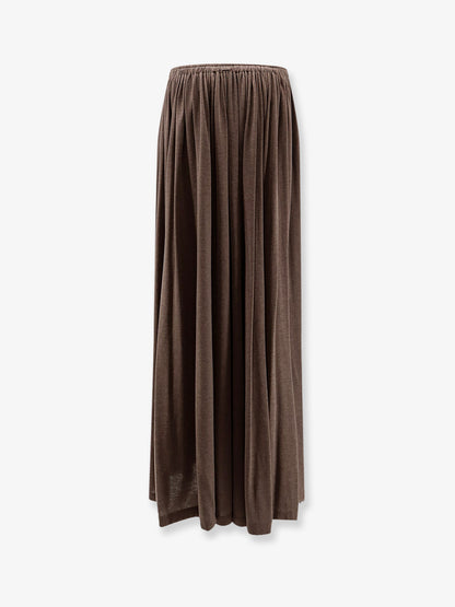 MXMLivrea pleated jersey long skirt thumbnail