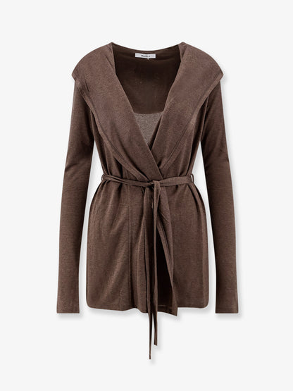 Cardigan MxMFalda in misto lyocell e seta thumbnail