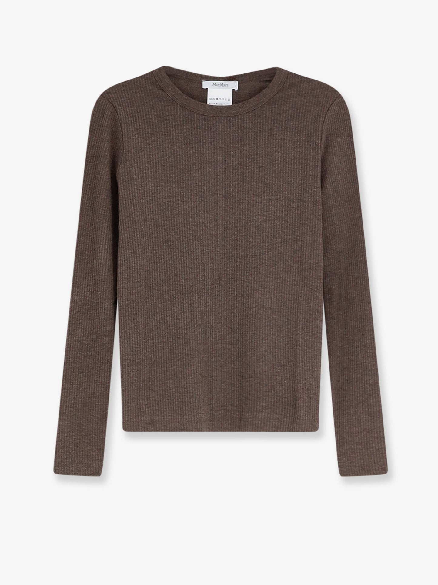 Mxmsalmone lyocell and silk t-shirt