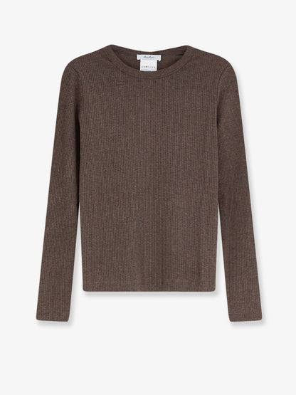 Mxmsalmone lyocell and silk t-shirt thumbnail