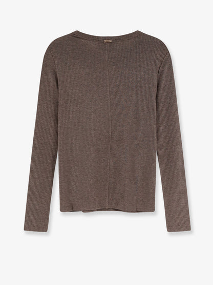 Mxmsalmone lyocell and silk t-shirt thumbnail
