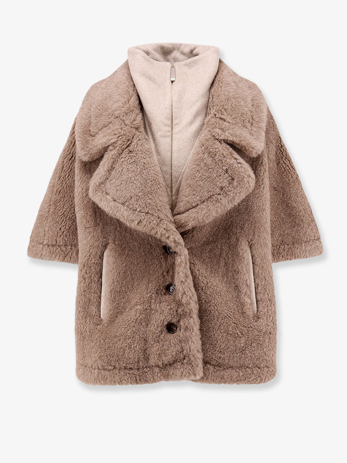Cappa in alpaca, cashmere e seta
