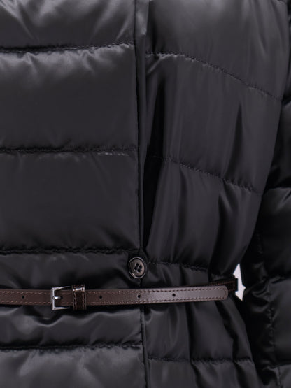 Novef The Cube long down jacket with belt thumbnail