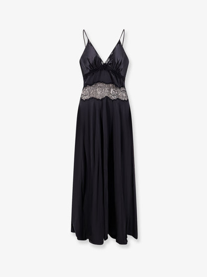 Vestito Cecile in viscosa con inserti in pizzo thumbnail
