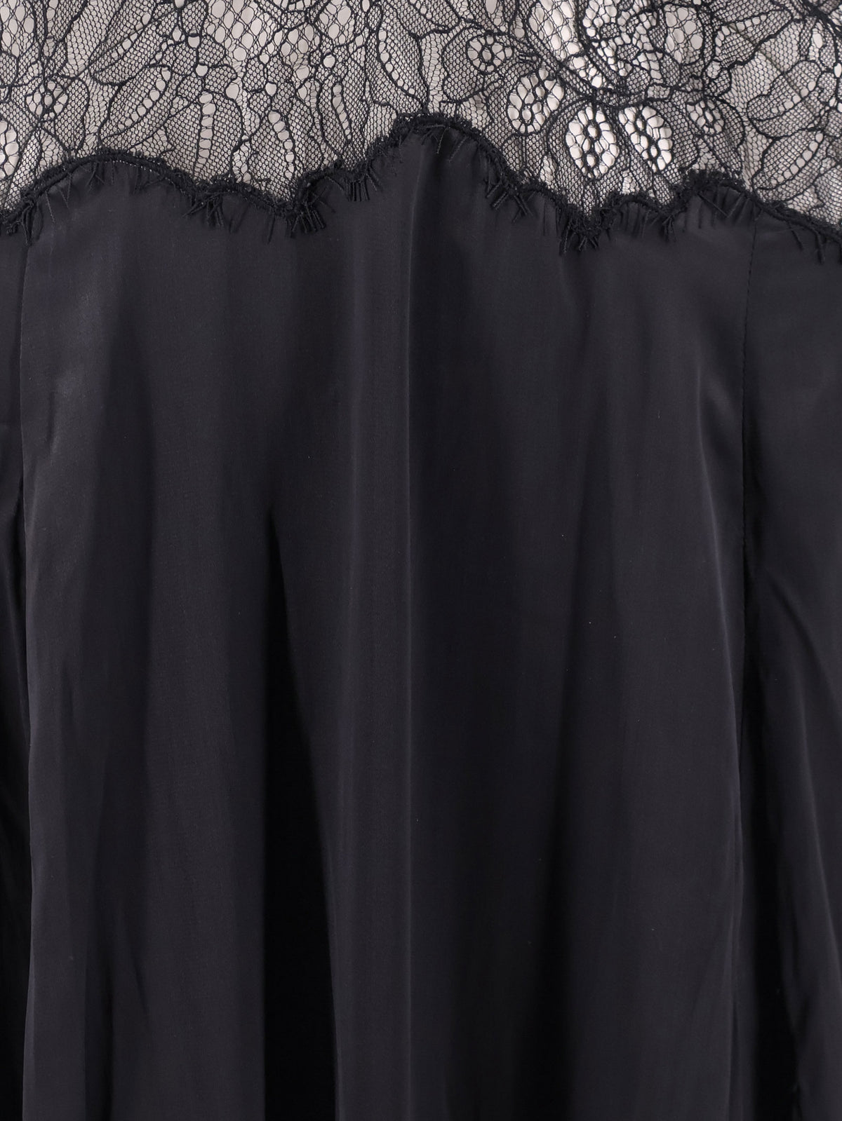 Vestito Cecile in viscosa con inserti in pizzo