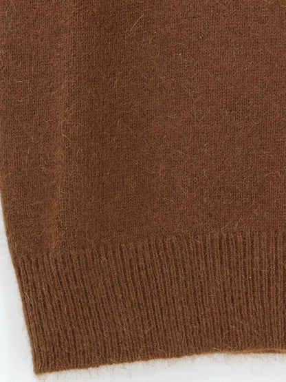 Fluff wool blend top thumbnail