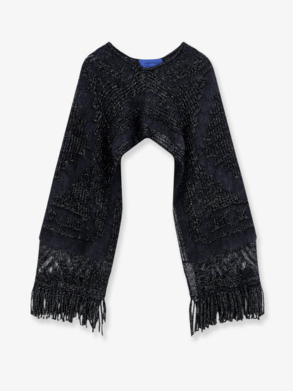 Royce wool and mohair blend cape thumbnail