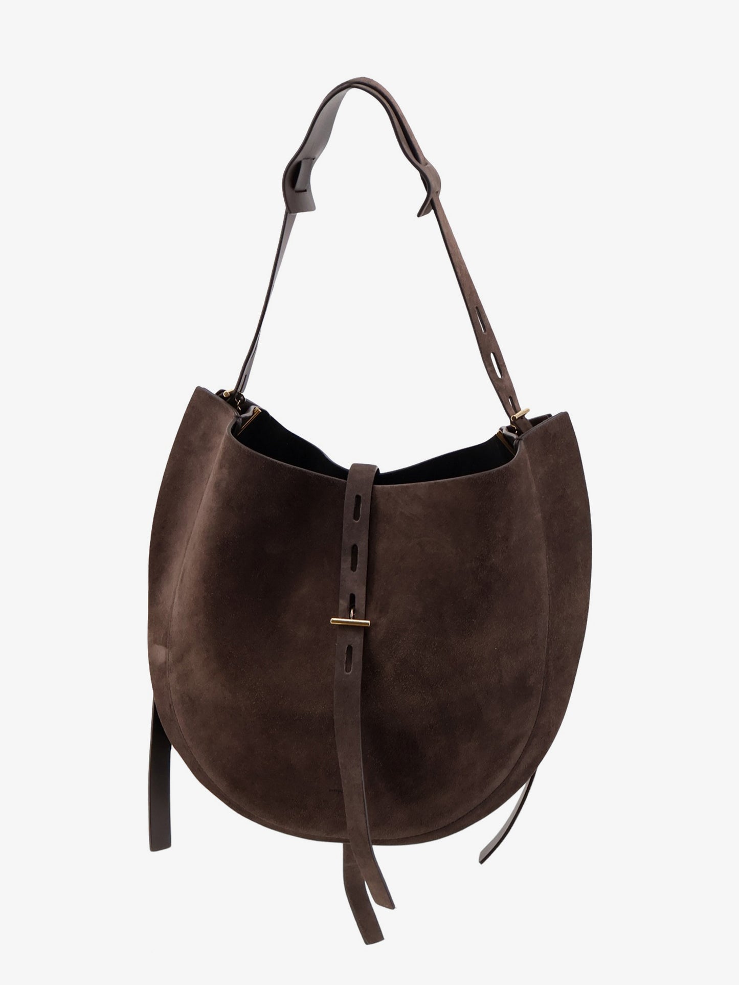Borsa a tracolla in suede