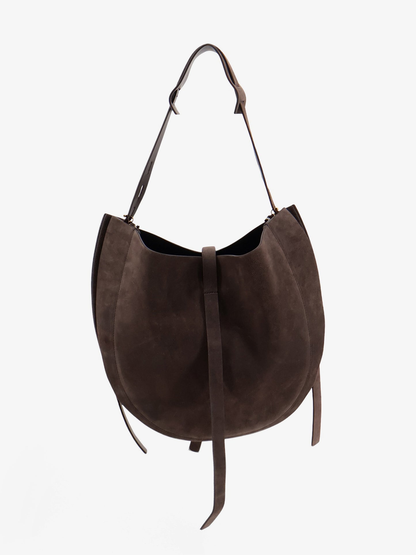 Borsa a tracolla in suede