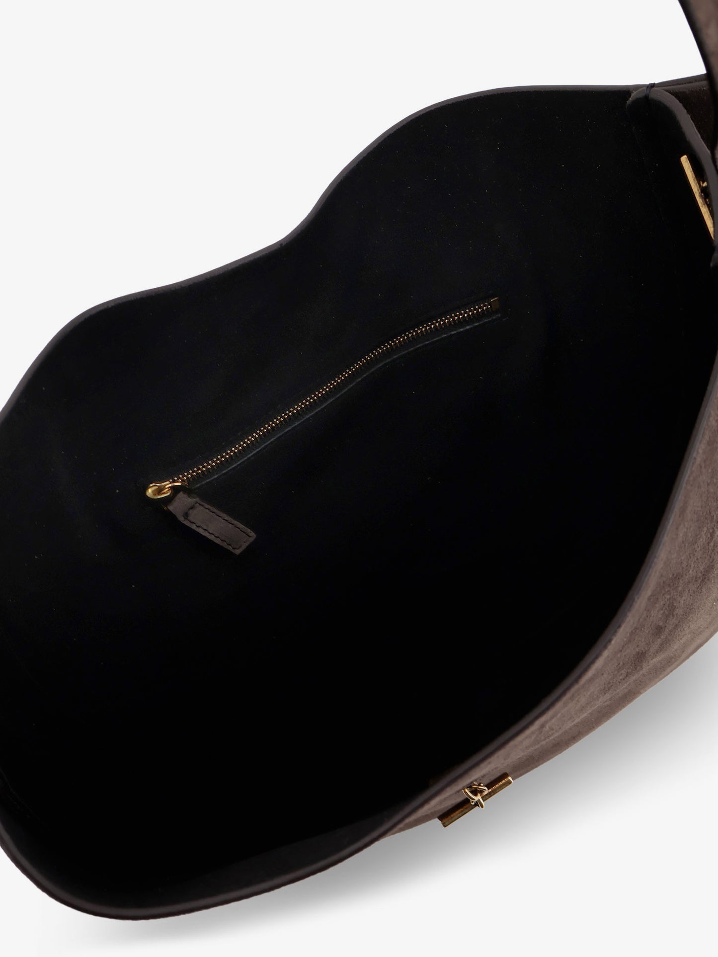 Borsa a tracolla in suede