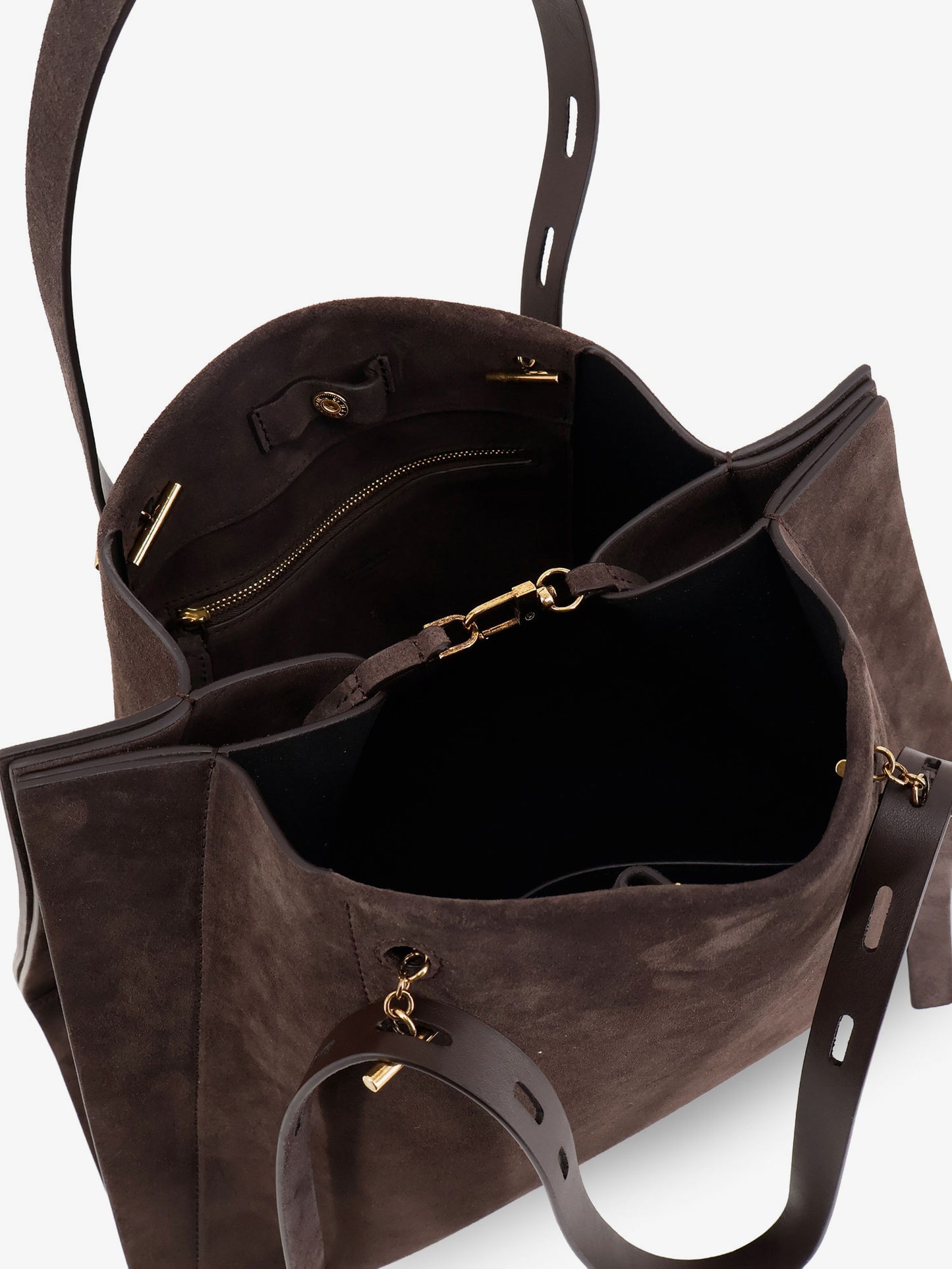 Paula suede shoulder bag