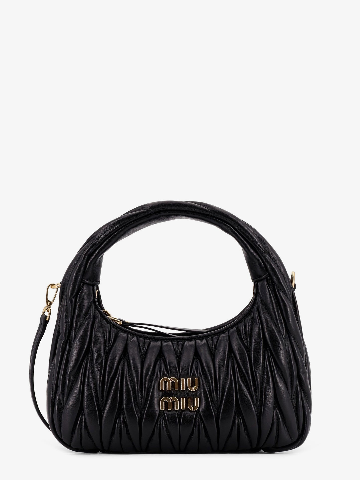 Wander matelassé leather crossbody bag
