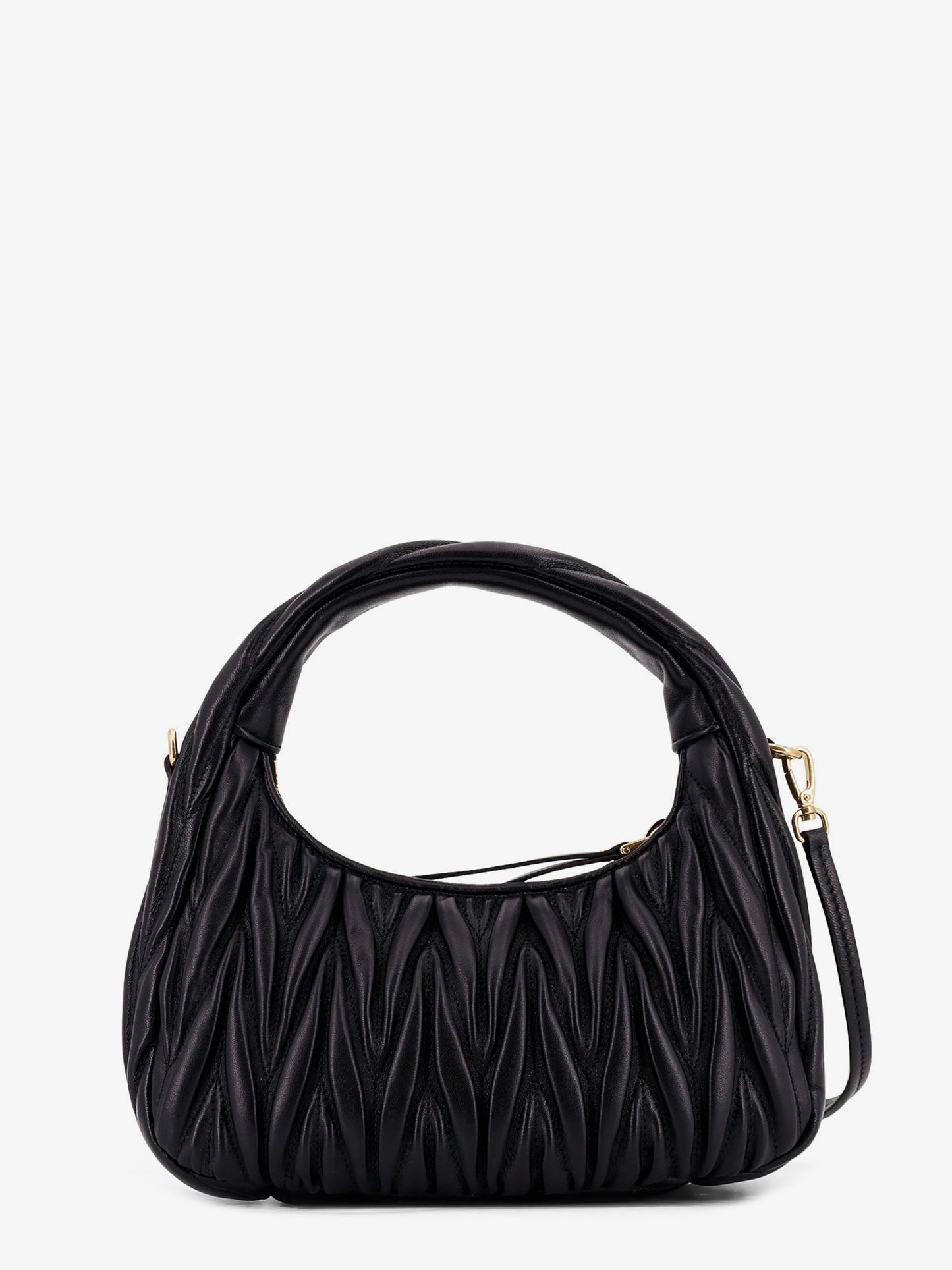 Wander matelassé leather crossbody bag