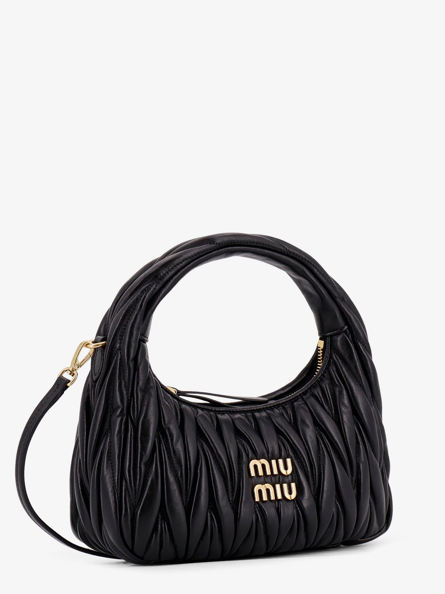 Wander matelassé leather crossbody bag