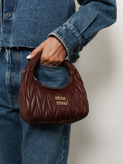 Wander quilted leather shoulder bag thumbnail