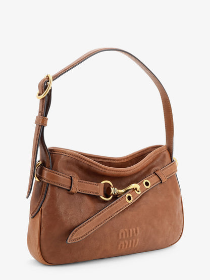 Aventure leather bag with embossed front logo thumbnail