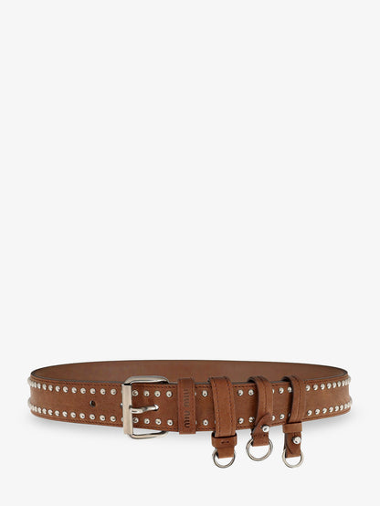 Aviator nappa belt with keychain charm thumbnail