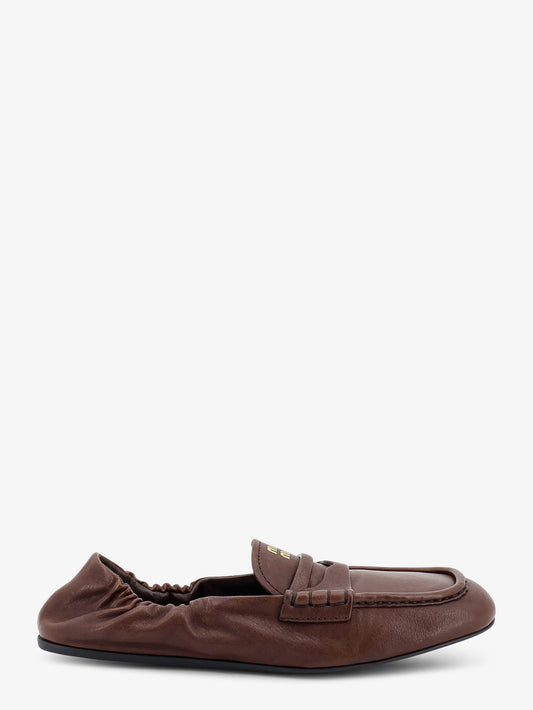 Ruches leather loafers