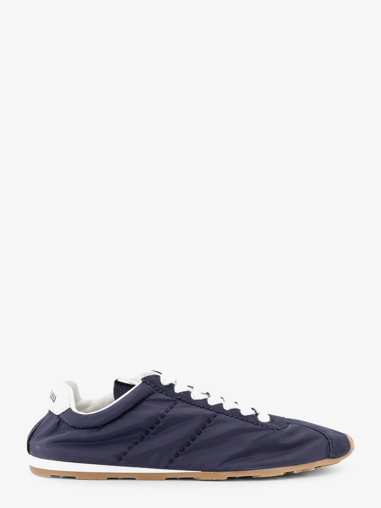 Sneakers in nylon con inserti in suede