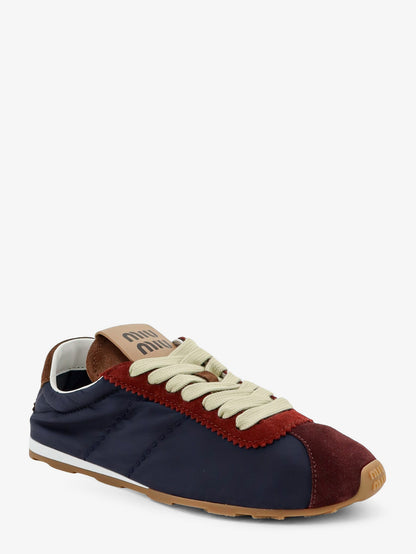Nylon sneakers with suede inserts thumbnail