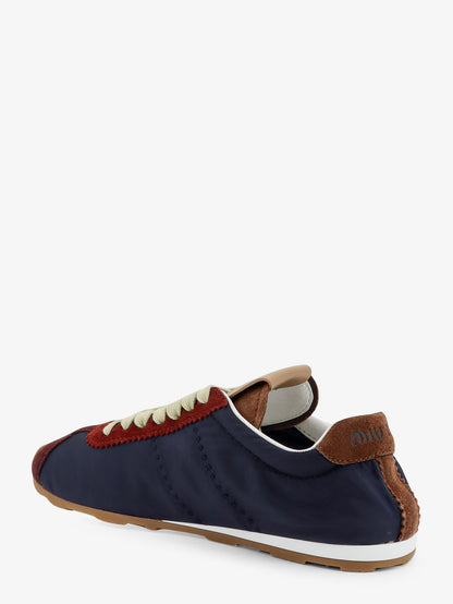 Nylon sneakers with suede inserts thumbnail