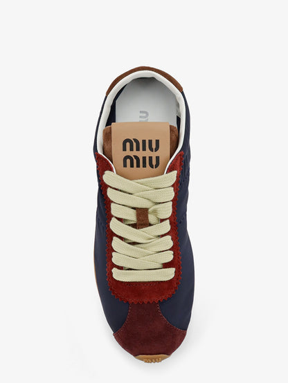 Nylon sneakers with suede inserts thumbnail