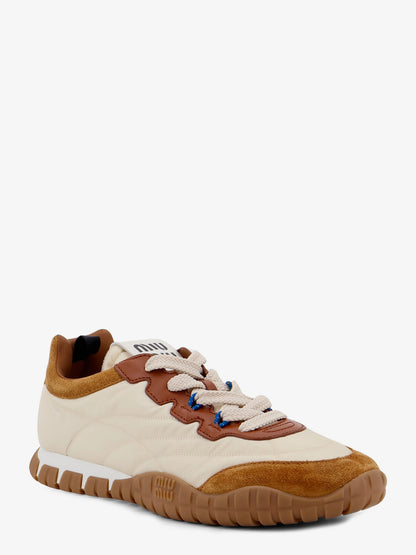 Tyre technical fabric and suede sneakers thumbnail