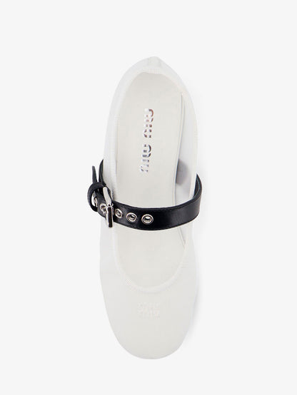 Mesh fabric ballerinas thumbnail