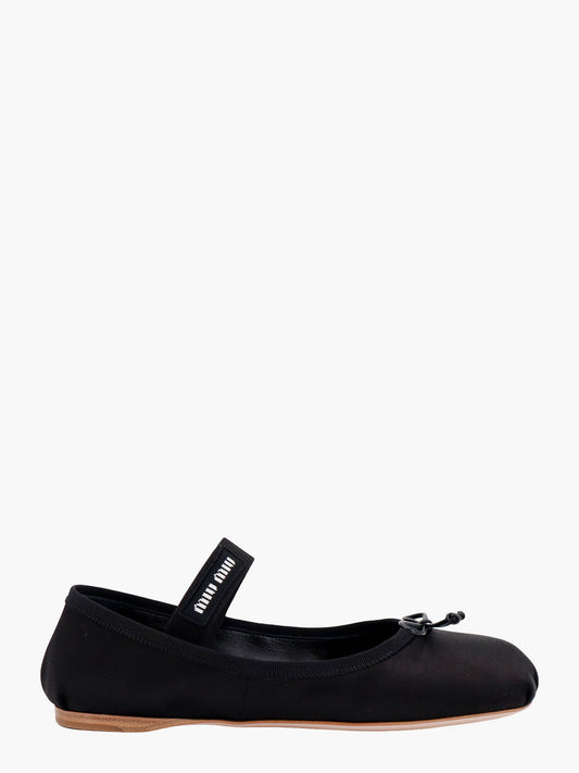 Satin ballet flats