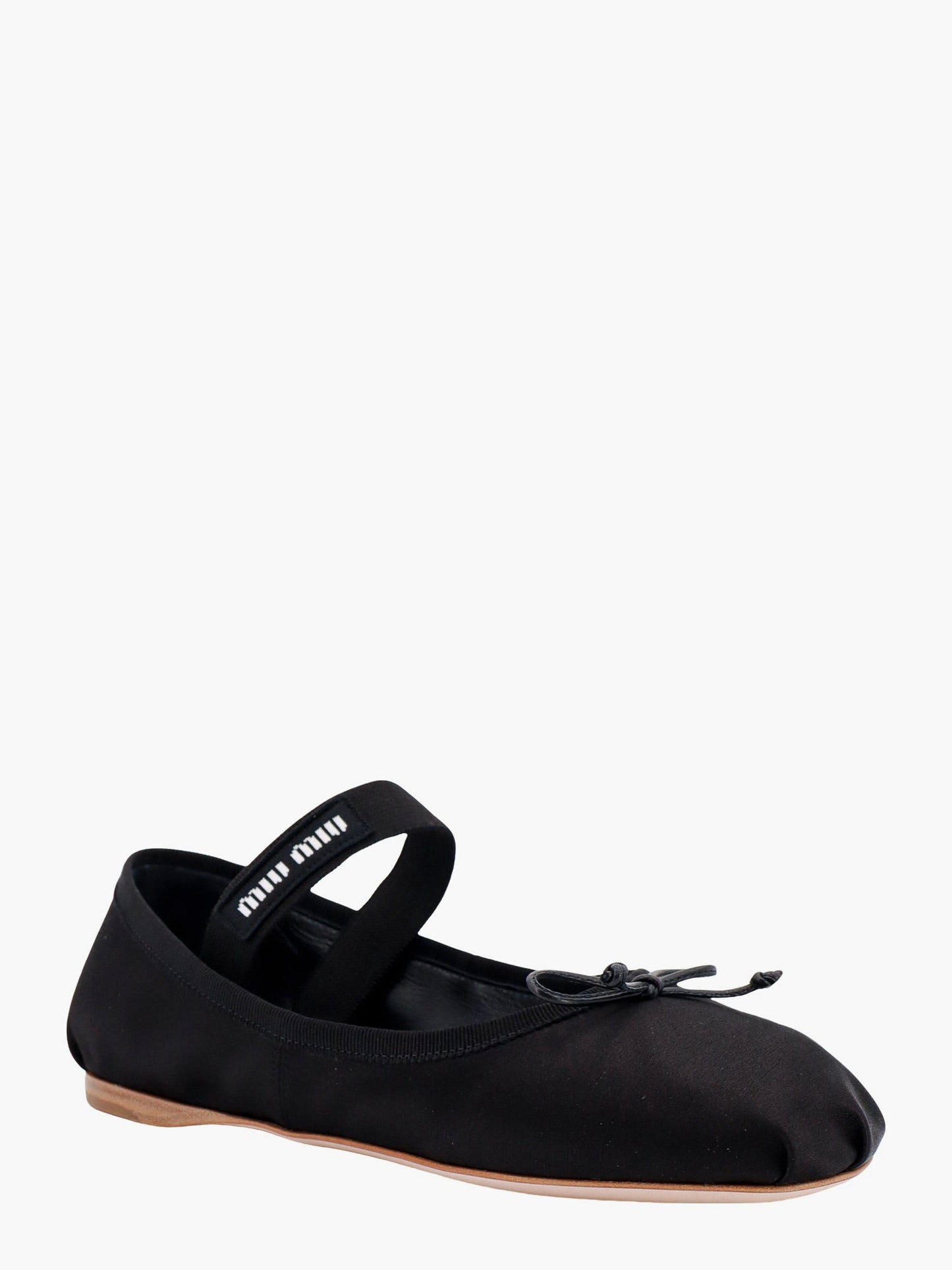 Satin ballet flats