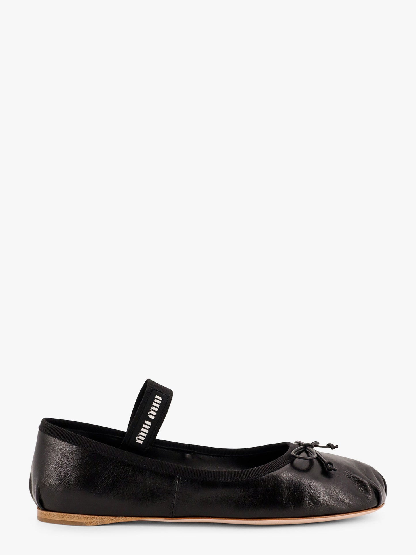 Leather ballet flats