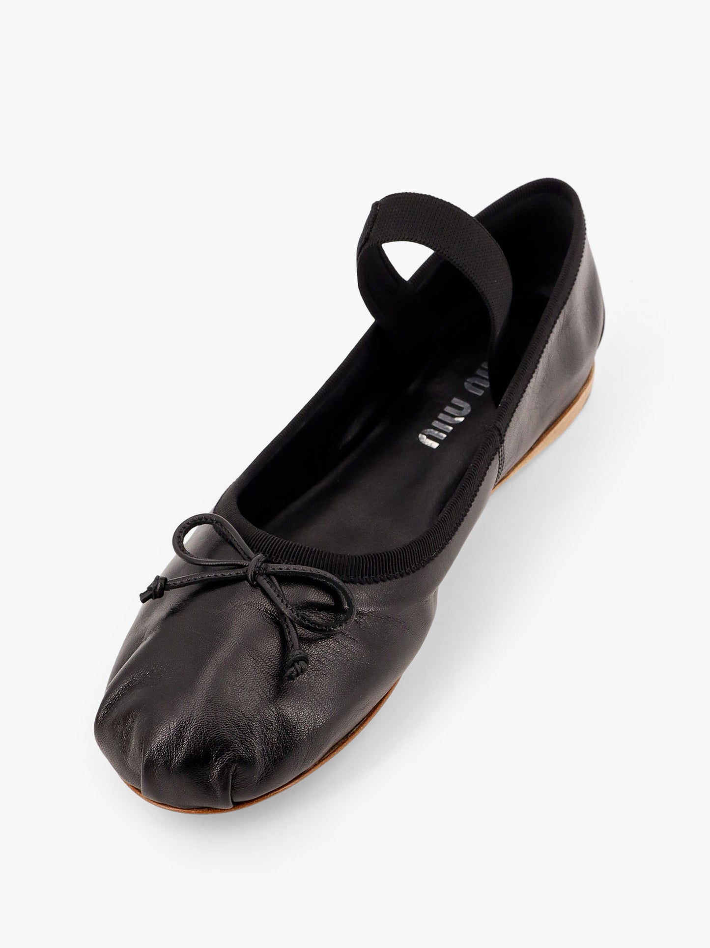 Leather ballet flats
