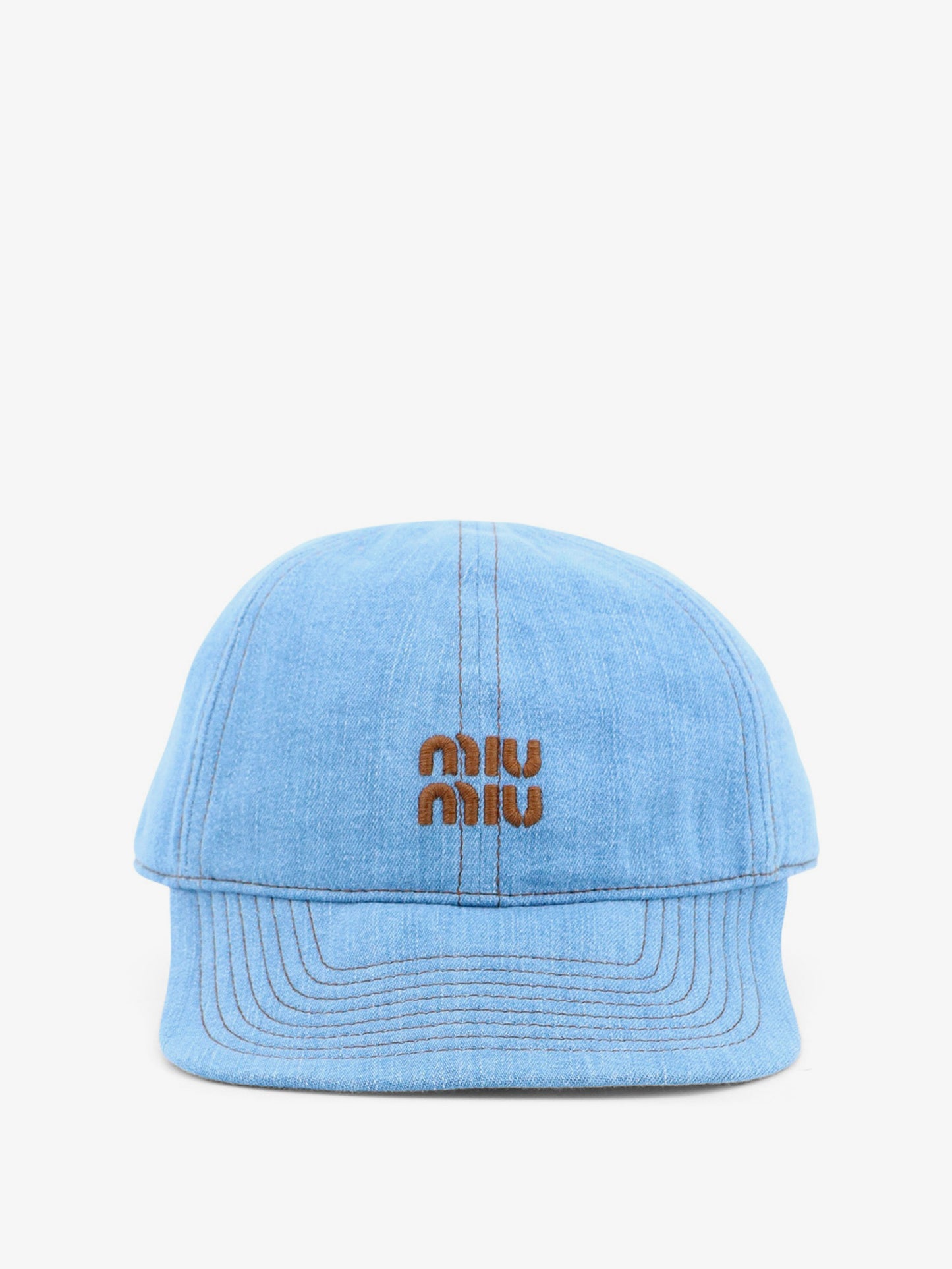 Cappello in cotone con logo ricamato frontale