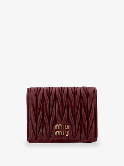Quilted leather wallet thumbnail