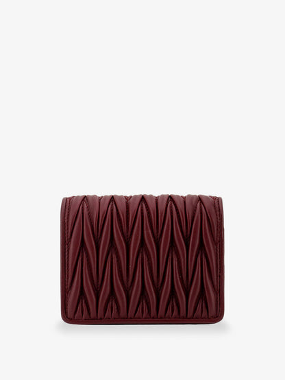 Quilted leather wallet thumbnail