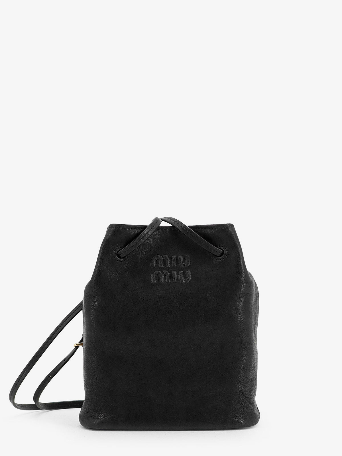 Leather mini crossbody bag