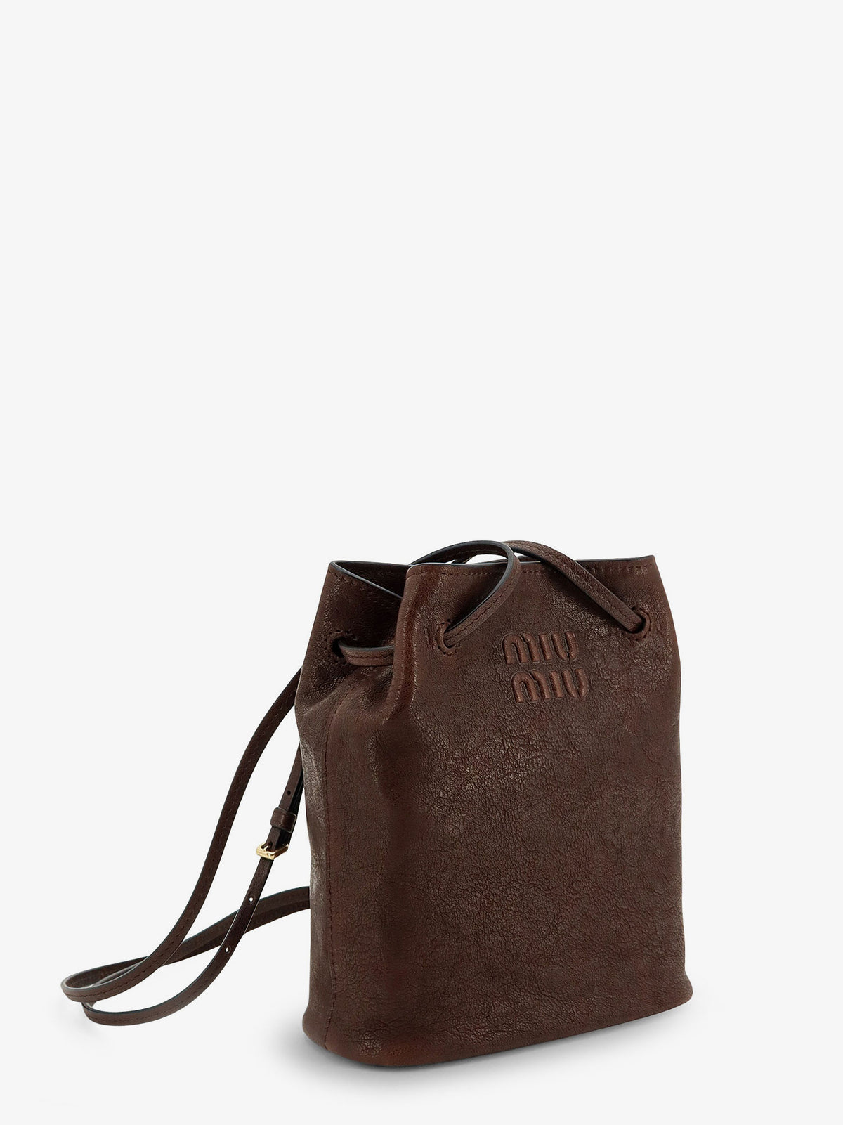Leather mini crossbody bag